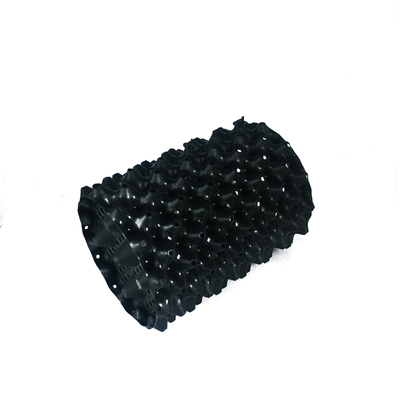 20 cm Dia 0,7 mm Plastikowe doniczki na powietrze z PVC, niepowlekane, degradowalne polimery, czarne doniczki na powietrze