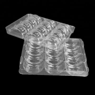 Kwadratowe składane plastikowe opakowanie Macaron 12 Pack Macaron Blister Tray