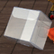 Przezroczyste 1mm kwadratowe plastikowe pudełko z gwintem Pojedyncze pudełko z gwintem PETG