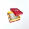 Logo Tłoczone sztywne pudełko z papieru sześciokątnego Opakowanie Czerwone pudełko na biżuterię Niestandardowe