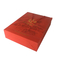Pudełko upominkowe Red Luxury Rigid Paper Bag Packaging Niestandardowe logo na herbatę czekoladową