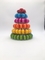 Jednorazowa plastikowa 10-poziomowa wieża Macaron na ciasto