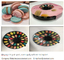 33 opakowania Sushi Plastikowe tacki do pakowania Macaron Pudełko Macaron z przezroczystą pokrywką