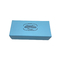 Niebieski 6 szt. Papierowe pudełko do pakowania Macaron Papier pakowy z plastikową wewnętrzną tacą