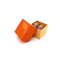 Piękny pomarańczowy papier pakowy Macaron Opakowanie Pudełko nadające się do recyklingu Powłoka UV 2szt