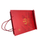 Pudełko upominkowe Red Luxury Rigid Paper Bag Packaging Niestandardowe logo na herbatę czekoladową