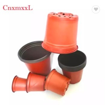 high-quality hydroponic fresh flower pot pp double color plastic flower pot with competitive price.