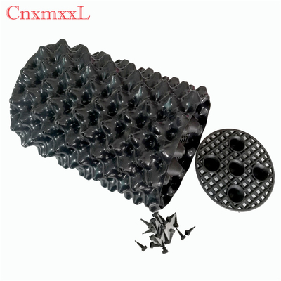Aeration root pot mall holes in the form of cones throughout the sides of the container