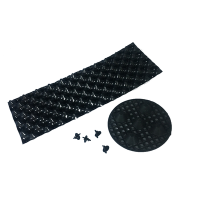 20 cm Dia 0,7 mm Plastikowe doniczki na powietrze z PVC, niepowlekane, degradowalne polimery, czarne doniczki na powietrze