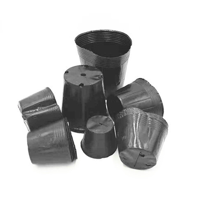 HDPE Plastic Nursery Pot Nasiona cebuli Roślinne czarne garnki do szklarni