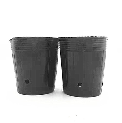 HDPE Plastic Nursery Pot Nasiona cebuli Roślinne czarne garnki do szklarni