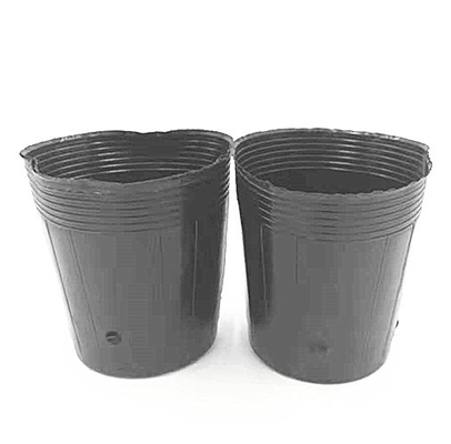 HDPE Plastic Nursery Pot Nasiona cebuli Roślinne czarne garnki do szklarni