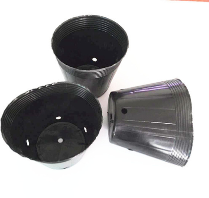 Manufactory custom design soft PS PVC plastic 1 gallon pots for tree flower seedlings