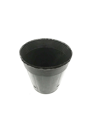 Wyroby z czarnego PVC PS plastikowego miękkiego kwiatowego garnka do sadzenia