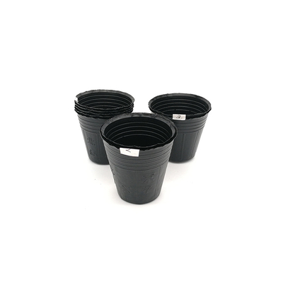 wholesale black soft plant plastic flower pots