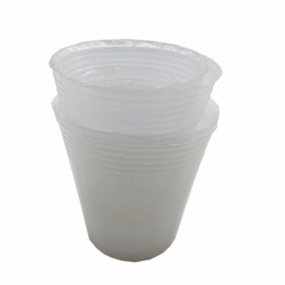 Plastic clear soft flower nursery pot