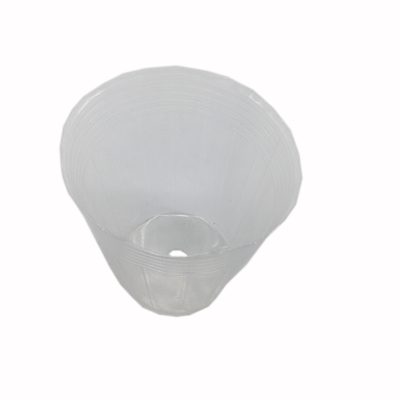 Transparent Plastic flower nursery pot  with various size