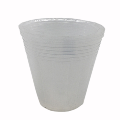 Transparent Plastic flower nursery pot  with various size
