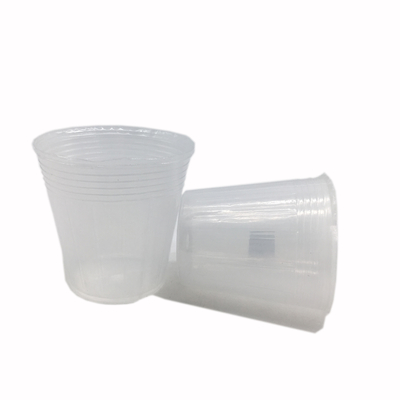 Transparent Plastic flower nursery pot  with various size