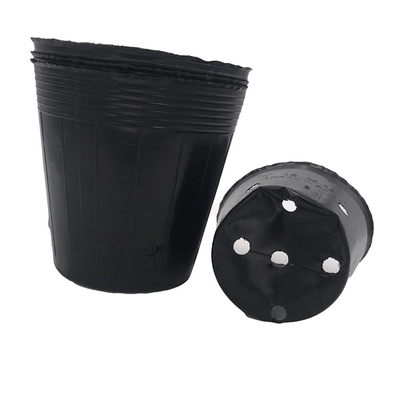wholesale plasti  black soft pot  for  garden germination pot