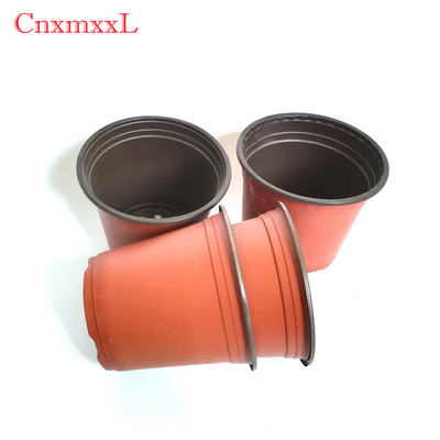 high-quality hydroponic fresh flower pot pp double color plastic flower pot with competitive price.