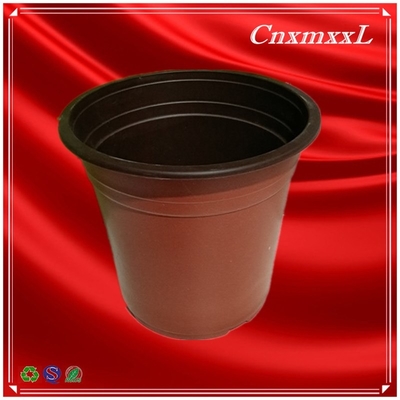Professional Plant pots pp Lowest price soft brown colour plastic flower pot plastic with great price