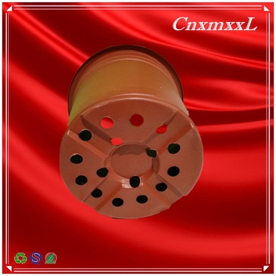 Professional Plant pots pp Lowest price soft brown colour plastic flower pot plastic with great price