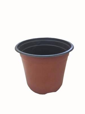 various Greenhouse using plastic flower nursery pots double color flower pot from small to big