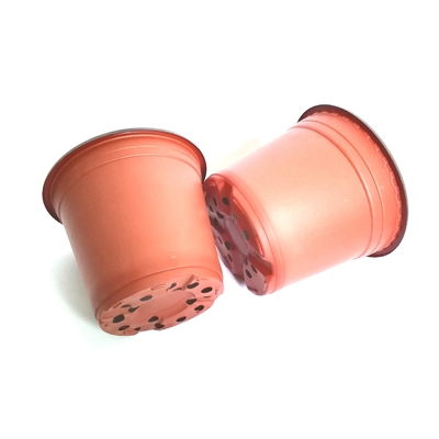 competitive price high-quality hydroponic fresh flower pot pp double color plastic flower pot