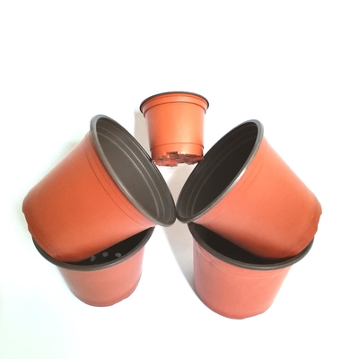 cotton flower pp plastic round seedling flower pot