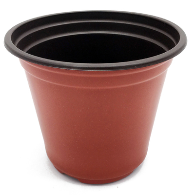 Various plastic PP nursery double color flower pot Plastic plant pots for plants planter garden