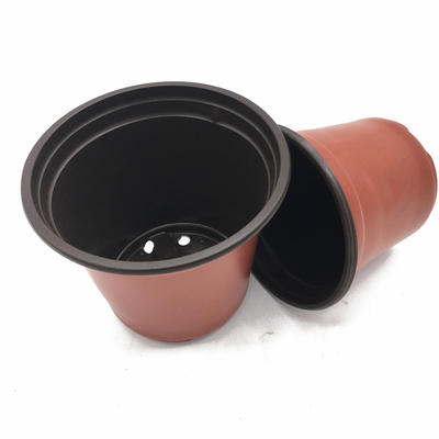 Various plastic PP nursery double color flower pot Plastic plant pots for plants planter garden