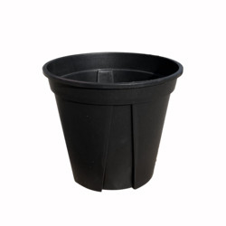 Sprzedaż hurtowa 2.5L czarny ogród plastikowy żłobek galon garnek gruby galon bonsai przycinanie wykonane z PP / HDPE