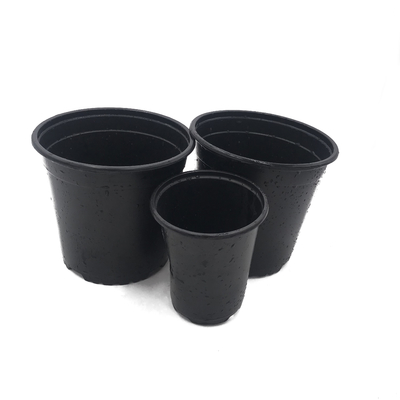 Light and soft black/double-color flower pot onion  seedling nutrition pot