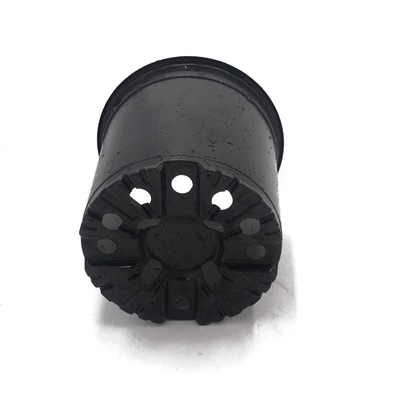 Light and soft black/double-color flower pot  laurel  seedling nutrition pot