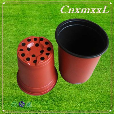 Light and soft black/double-color flower pot chive shoot  seedling nutrition pot