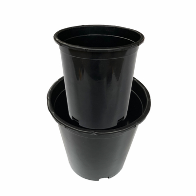 Wytrzymałe duże, średnica 165 mm, twarde, plastikowe garnki, wysokość 17 cm