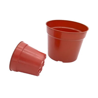 Wholesale PP hard Plastic flower pots plastic plant pot