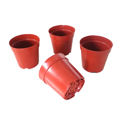 Wholesale PP hard Plastic flower pots plastic plant pot