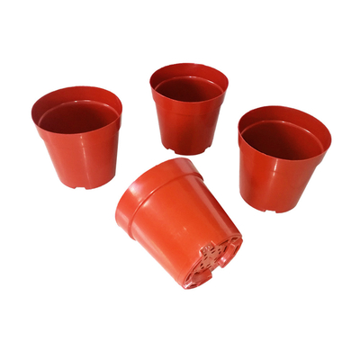 Wholesale PP hard Plastic flower pots plastic plant pot