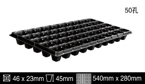 72 cells PS ,PVC plastic seed and seeding nursery starting agriculture tray