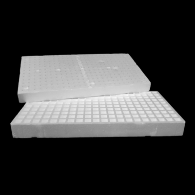 White Seed Nursery Germination Tray Foam Floating Seedling Tray EPS EPP EPE  21,32,50,72,105,128,200 cells