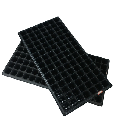 convenient and eco-friendly plastic nursery pots trays 200 holes seedling tray Plastic modular seedling tray for wholesales