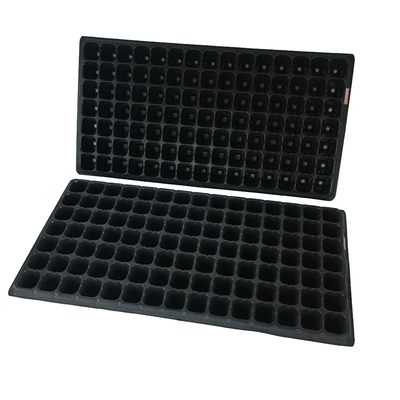 convenient and eco-friendly plastic nursery pots trays 200 holes seedling tray Plastic modular seedling tray for wholesales