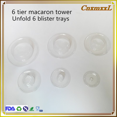 6 tier layer macaron tower packaging macaron tower box