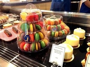 4 tier macaron tower clear smaller display plastic packaging box blister pack display stand food tower for food