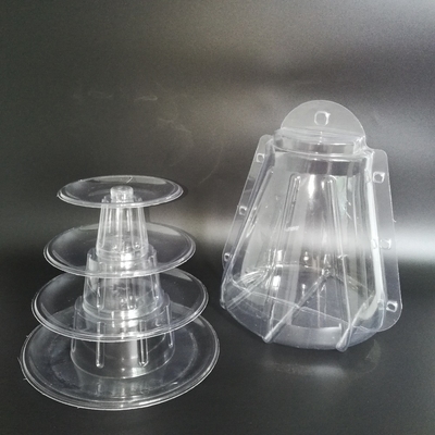Wholesale 4 Tiers Macaron Tower Display Stand for wedding