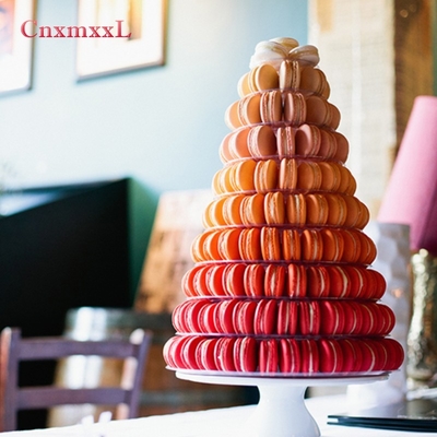 Super WOW 10 Tier Macaron Blister Tower Stand Packaging z akrylem