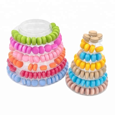 Nowa piramida wieży Macaron 13 poziom Plastic Macaron Tower Display Stand