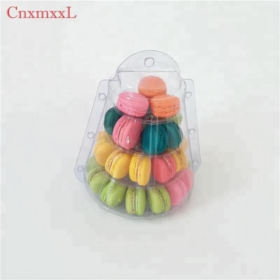 Patented product 4 tier macaron tower stand case for wedding cake decoration